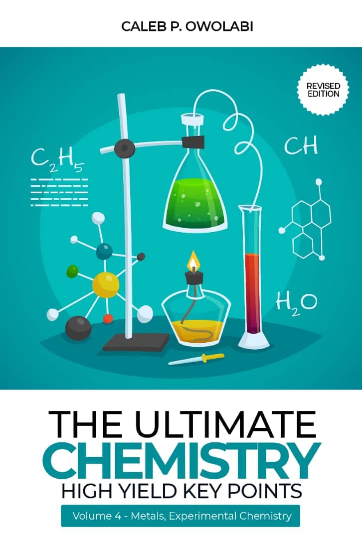 The Ultimate CHEMISTRY High Yield Key Points Volume 4 - Metals, Experimental Chemistry cover